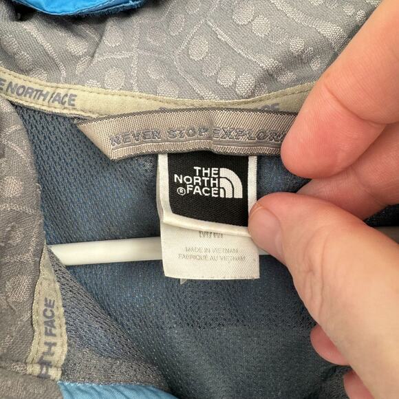 The North‎ Face Hydrenalite Full Zip Rain Jacket Women's Size Medium Blue - Picture 7 of 15